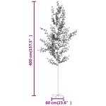 vidaXL Arbre à LED fleur de cerisier 672 LED Blanc chaud 400 cm