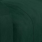 vidaXL Fauteuil électrique de massage Vert foncé velours