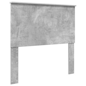 vidaXL Tête de lit Gris béton 100 cm Bois d'ingénierie