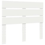 vidaXL Cadre de lit Blanc 120 x 190 cm Bois de pin massif