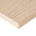 vidaXL Dessus de table 40x40x2 5 cm carré bois de pin massif