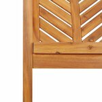 vidaXL Ensemble de salle à manger pour jardin 4 Pièces Marron