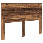 vidaXL Tête de lit Bois Ancien 140 cm Bois d'ingénierie