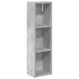 vidaXL Armoire murale de salle de bain Gris Béton 20 x 14 x 70 cm