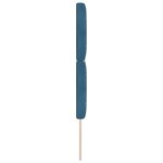 vidaXL Tête de Lit en Velours Argyle Manuel Bleu foncé 160 cm Velours