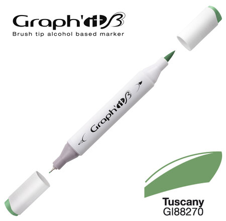 Marqueur manga à l'alcool Graph'it Brush 8270 Tuscany
