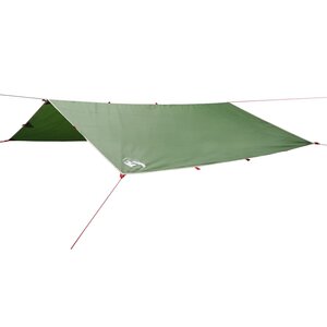 vidaXL Bâche de camping vert 500x294 cm imperméable