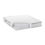 Sommier + matelas 140 x 190 cm - Ressorts - 7 zones - 19 cm