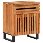 vidaXL Table de chevet 50x34x60 cm bois d'acacia solide
