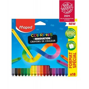 Maped Crayon de couleur COLOR'PEPS INFINITY pochette de 18