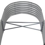 vidaXL Lit surélevé de jardin Acier enduit de poudre Anthracite