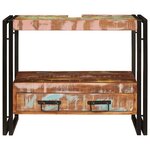 vidaXL Meuble sous-vasque de salle de bain avec tiroir avec étagère