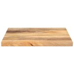 vidaXL Dessus de table 50x50x3 8 cm carré bois massif manguier
