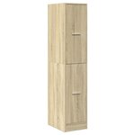 vidaXL Armoire d'apothicaire Chêne Sonoma 30x41x144 5 cm Bois d'ingénierie
