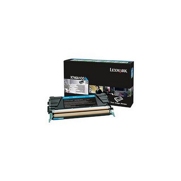 Lexmark x746 toner cyan x746a1cg