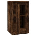 vidaXL Buffet chêne fumé 37 5x35 5x67 5 cm bois d'ingénierie