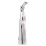 vidaXL Sculpture Argent 10x16x49 cm Aluminium