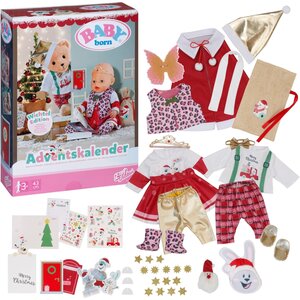 Zapf Creation 836101 - Baby born Calendrier de l'Avent avec 24 surprises