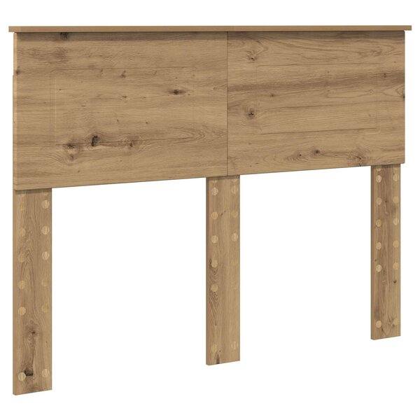 vidaXL Tête de lit Chêne artisanal 135 cm Bois d'ingénierie