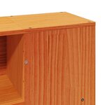 vidaXL Cadre de lit sans matelas cire marron 120x200cm bois pin massif