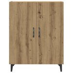 vidaXL Buffet avec armoire murale chêne artisanal bois d'ingénierie