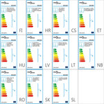 vidaXL Lustre avec perles Blanc 8 ampoules E14