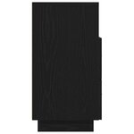 vidaXL Tables de chevet 2 Pièces avec 2 tiroirs noir 36x36x68 cm