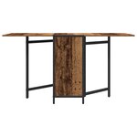 vidaXL Table à dîner 144 x 60 x 75 cm Bois d'ingénierie Bois ancien