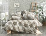 Parure de lit beige TREE 240 x 220 cm