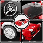 Mould King 27080 - FXX Supercar avec vitrine de présentation