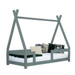 Lit cabane enfant NAKANA 120 x 200 vert sauge