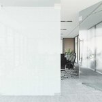 vidaXL Film de fenêtre statique dépoli blanc 60x1000cm PVC
