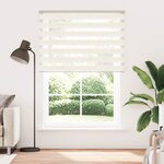 vidaXL Store zèbre beige marbré largeur du tissu 150 9 cm polyester
