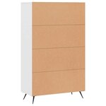 vidaXL Buffet haut blanc 69 5x31x115 cm bois d'ingénierie