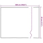 vidaXL Film de fenêtre statique Motif de stores 45 x 500 cm PVC