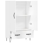 vidaXL Buffet haut blanc 69 5x31x115 cm bois d'ingénierie