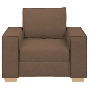 vidaXL Canapé Fauteuil Marron 100x78x84 cm Tissu