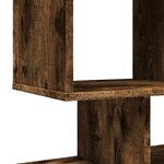 vidaXL Étagère séparatrice de pièce chêne fumé 92x29x112 cm