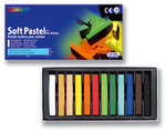 Pastels secs Carrés Mungyo Boite 12 Couleurs Basique