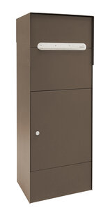 Boîte à colis en acier  Multipack EP3108  fenêtre d'introduction et porte  Marron