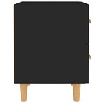 vidaXL Table de chevet Noir 40x35x47 5 cm