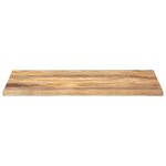 vidaXL Dessus de table 100x70x2 5cm rectangulaire bois massif manguier