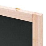 Tableau mural bois de cèdre 60 x 80 cm noir 02_0045534