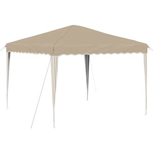 vidaXL Tente de fête pop-up 288 x 288 x 245 cm Crème Tissu Oxford