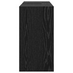 vidaXL Cabinet de Lavabo Chêne noir 90 x 29 x 55 cm Bois d'ingénierie
