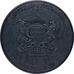 Pièce de monnaie en Argent 10000 Francs g 62.2 (2 oz) Millésime 2023 BLACK GORILLA