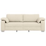 vidaXL Canapé en lin 3 places 178 cm