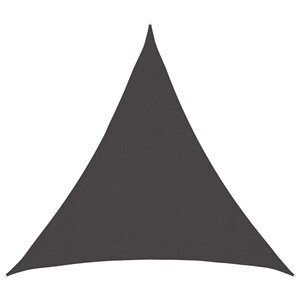 vidaXL Voile d'ombre 2 x 2 x 2 m HDPE Triangulaire Anthracite