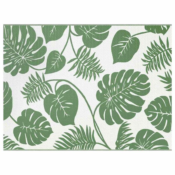 vidaXL Tapis d'extérieur ARAKIL Feuille 300 x 400 cm PP