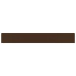 vidaXL Lavabo avec trou de robinet Marron foncé mat 60x46 cm Céramique